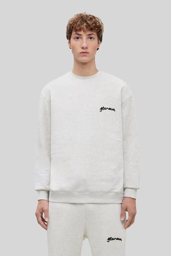 Sweater Flaneur Lichtgrijs