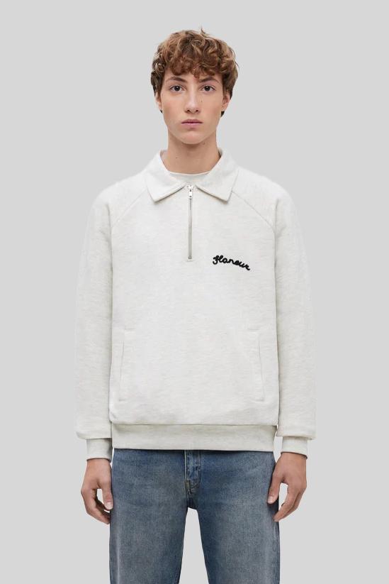 Sweater Flaneur Lichtgrijs