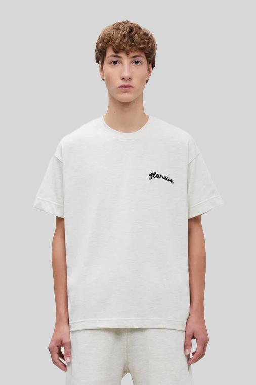 T-shirt Flaneur Lichtgrijs