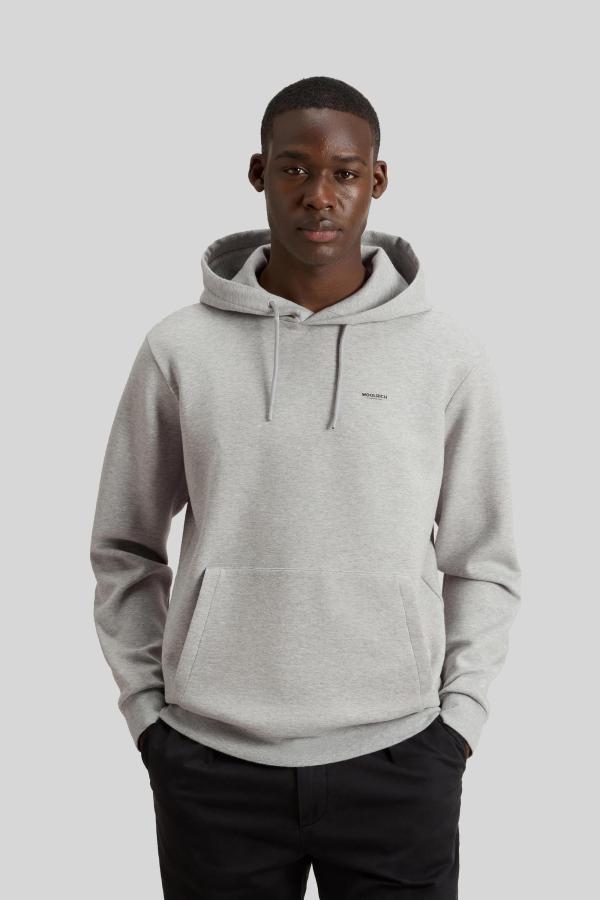Hoodie Woolrich Lichtgrijs