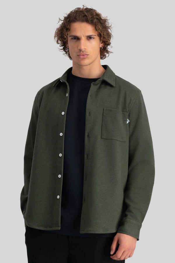 Overshirt Law of the Sea Groen