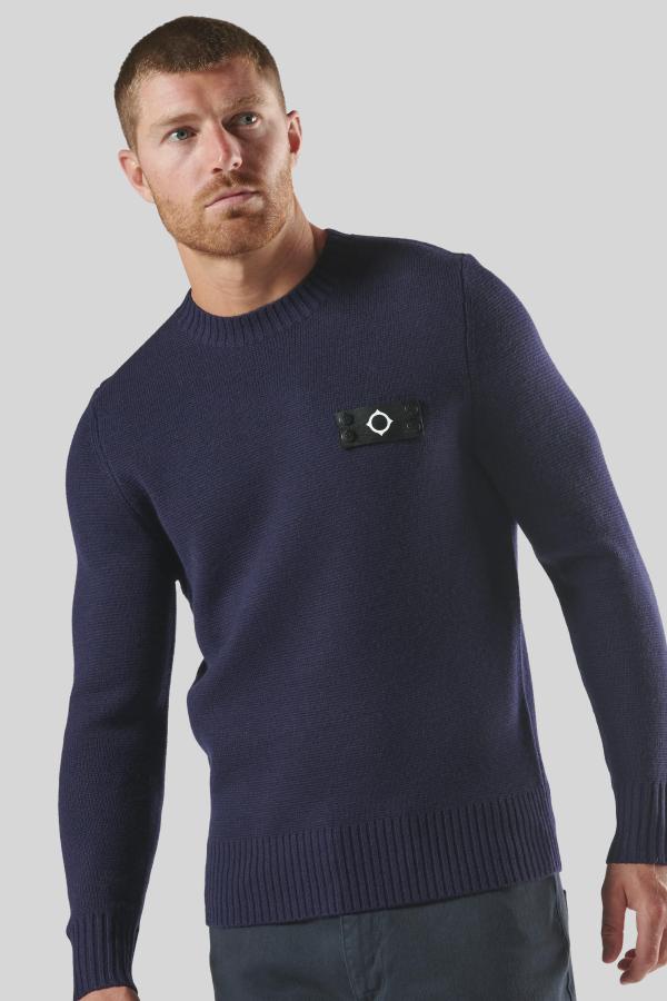 Trui Ma.Strum Blauw/Paars