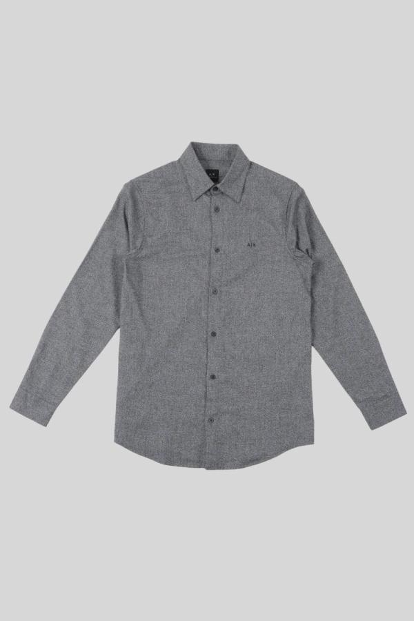 Shirt AX Zwart Melange