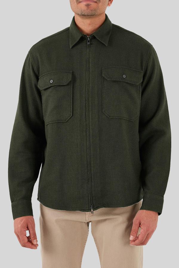 Overshirt AX Bruin/Groen