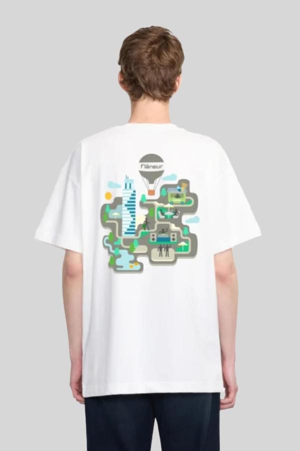 T-shirt Flaneur Wit