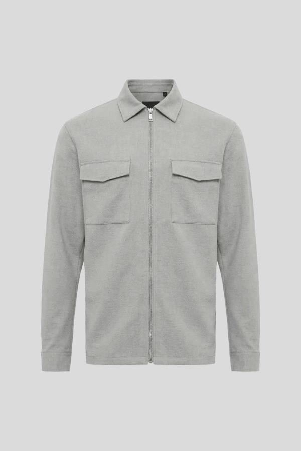 Overshirt Genti Lichtgrijs