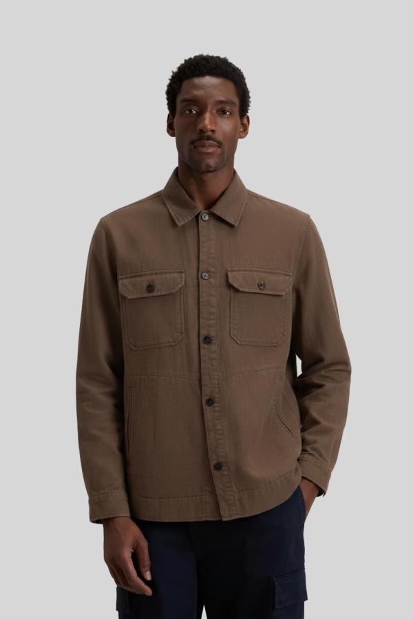 Overshirt Woolrich Bruin