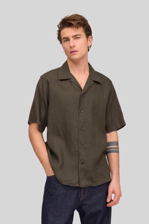Shirt NN.07 Donkergroen