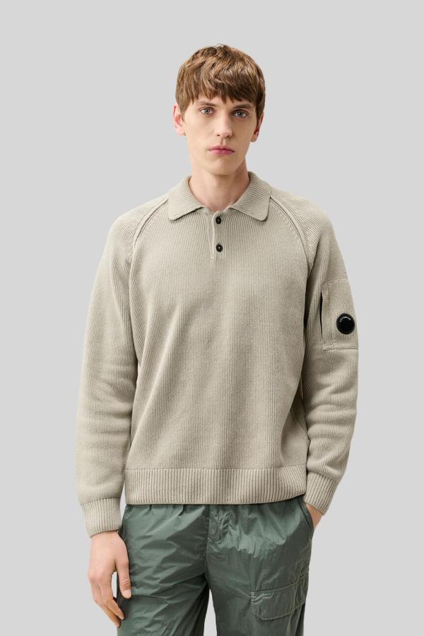 Polotrui CP Company Lichtgrijs