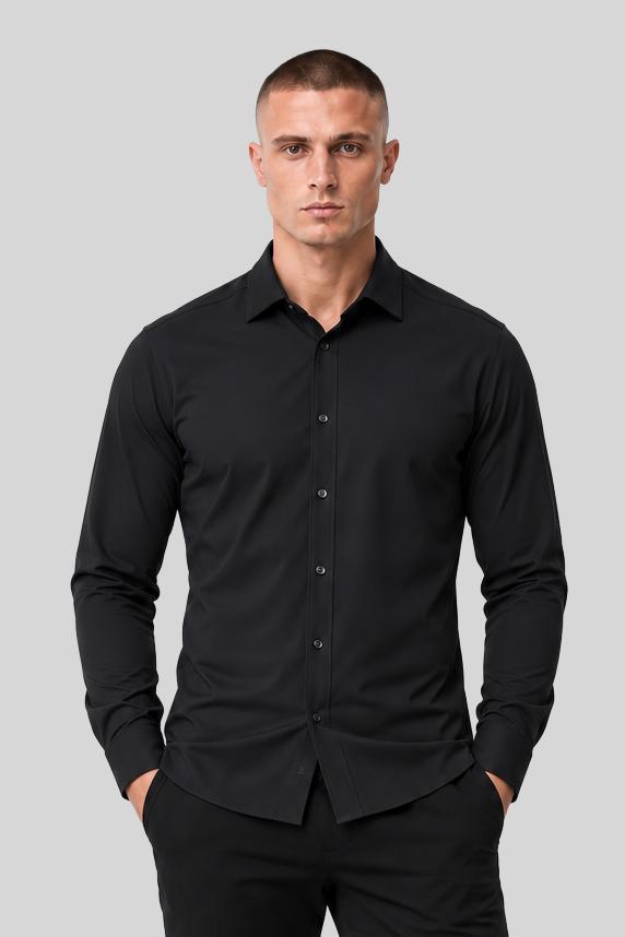 Shirt Genti Zwart